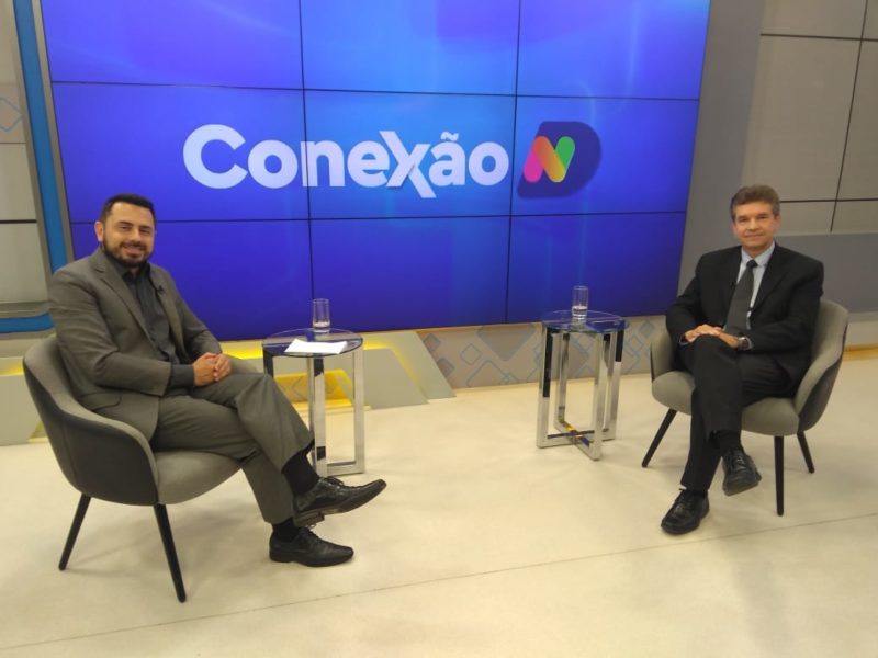 Alexandre Mendon&ccedil;a recebe psiquiatra para o Conex&atilde;o ND desta quarta-feira – Foto: Foto: Reprodu&ccedil;&atilde;o/NDTV
