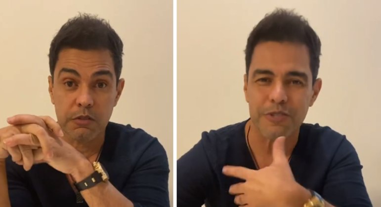Cantor foi internado ap&oacute;s sentir dor no peito e precisou passar pelo procedimento – Foto: Reprodu&ccedil;&atilde;o/Instagram