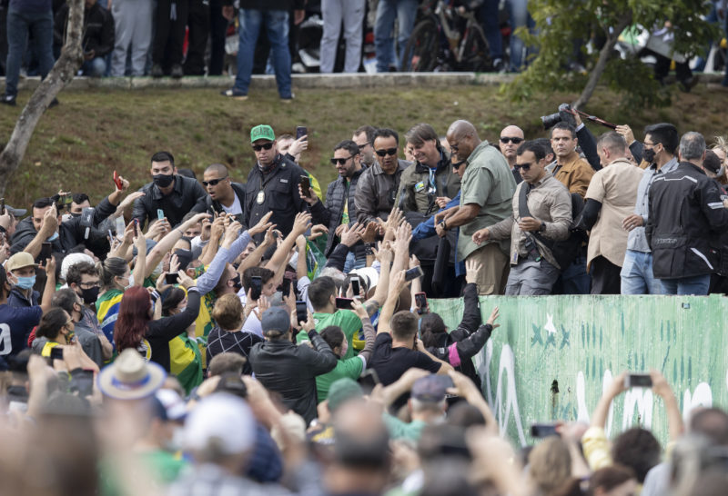 Evento encerrou a agenda do presidente em Chapecó – Foto: Liamara Polli/ND