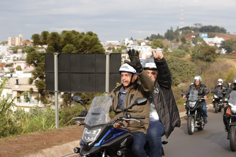 Prefeito de Chapec&oacute; reafirma apoio para Jair Bolsonaro&nbsp; – Foto: Liamara Polli/Especial ND