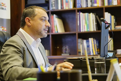 Carlos Moisés, governador de SC; SC + Renda será pago em três parcelas – Foto: Peterson Paul/Secom