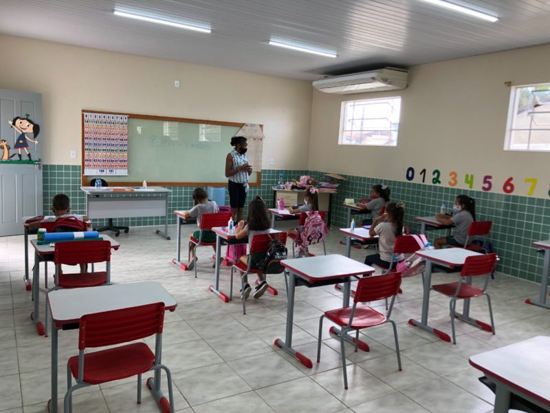 Diagnóstico dos níveis de aprendizagem dos alunos do ensino fundamental – Foto: Prefeitura de Gaspar/Divulgação