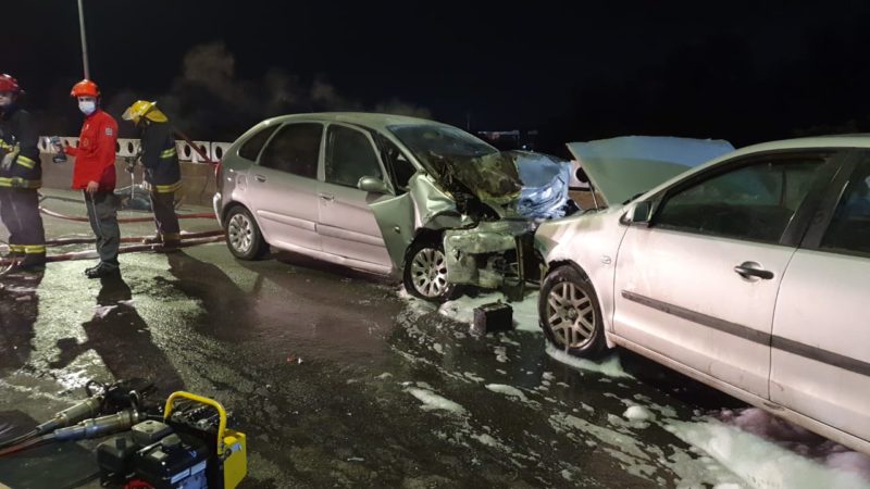 Acidente entre carros na Ponte do Trabalhador deixou um homem morto – Foto: Redes sociais