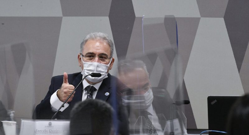 Marcelo Queiroga fala sobre a compra da vacina Covaxin – Foto: Edilson Rodrigues/Ag&ecirc;ncia Senado
