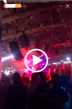 Balada em São José fechou mais cedo para driblar aglomeração – Foto: Instagram/Reprodução