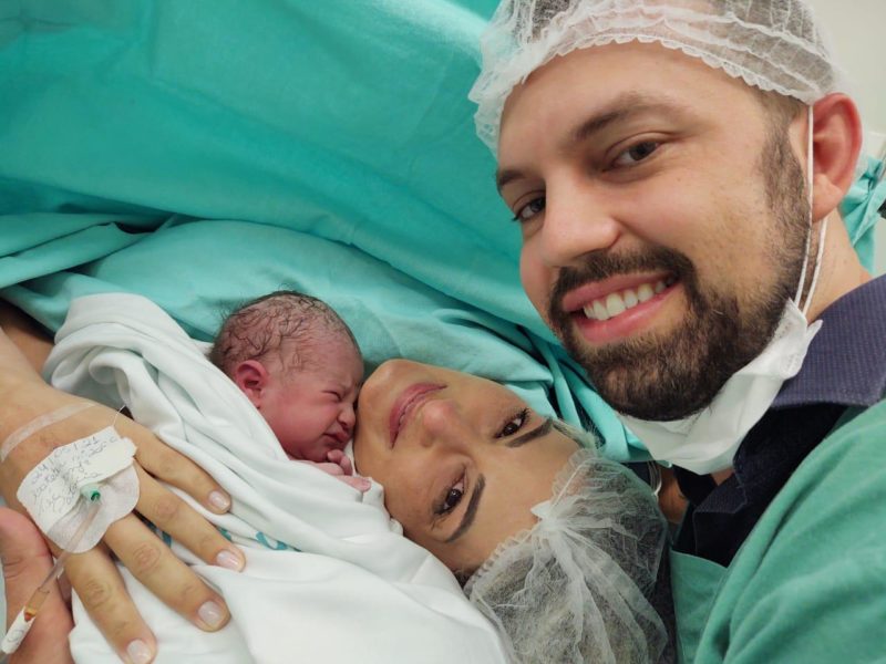 Amália, a bebê n° 1000, nasceu na última semana, em Brusque – Foto: Imigrantes Hospital e Maternidade/Divulgação