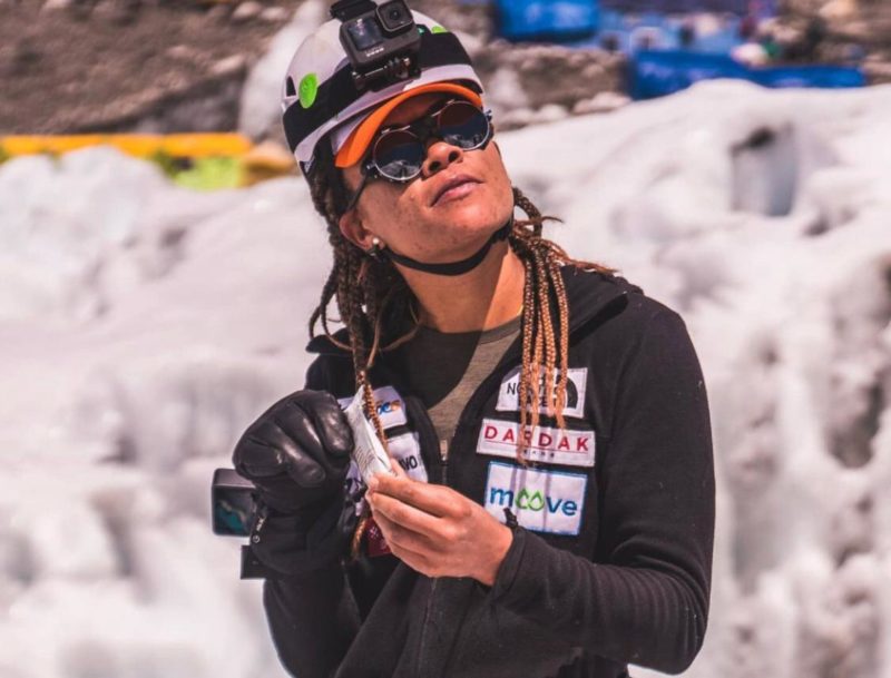Aretha Duarte no Monte Everest – Foto: Reprodução/ Instagram