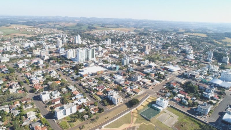 Município de Pinhalzinho, no Oeste de Santa Catarina – Foto: Ascom Pinhalzinho/Divulgação/ND