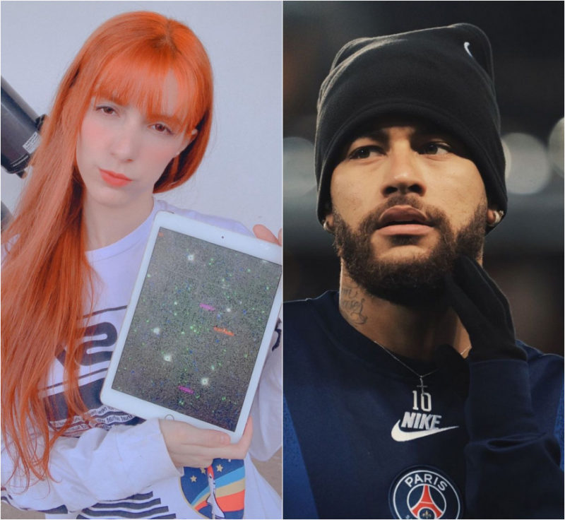 Neymar pode virar nome de asteroide – Foto: Montagem/Reprodução