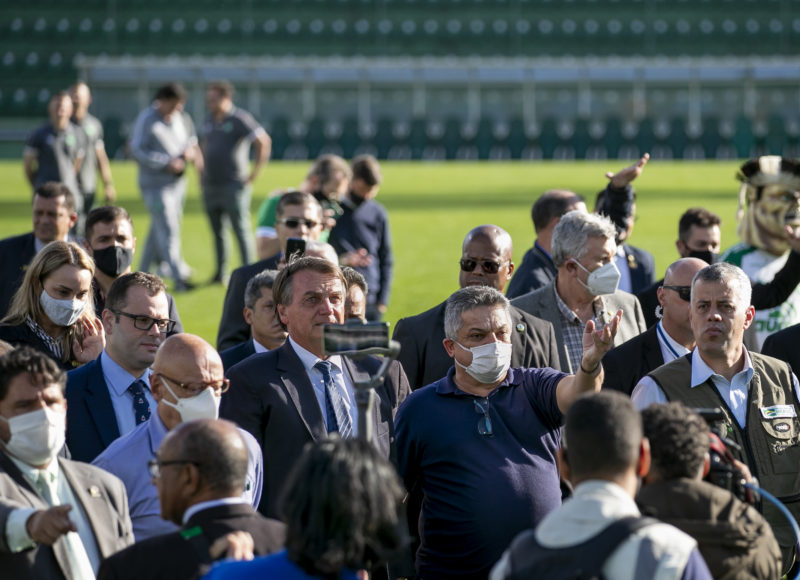 A estrutura é do município e onde a Chapecoense, clube que representa a cidade, manda seus jogos. No momento está sendo executada a segunda etapa das obras de modernização da Arena Condá, nas Alas Norte e Leste. O investimento nesta etapa é de R$ 14.996,417,70. – Foto: Liamara Polli/Especial ND