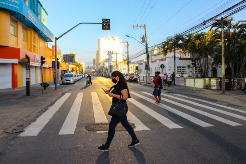 Este é o quarto binário criado pela prefeitura para melhorar o trânsito de Itajaí – Foto: Marcos Porto/Prefeitura de Itajaí/Divulgação