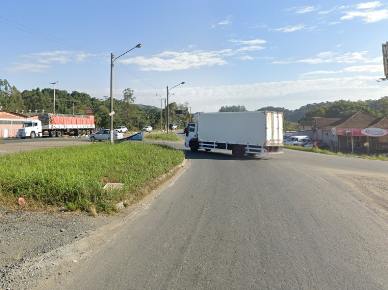 Assalto ocorreu na BR-470, no bairro Badenfurt, em Blumenau – Foto: Reprodu&ccedil;&atilde;o/Google Maps/ND