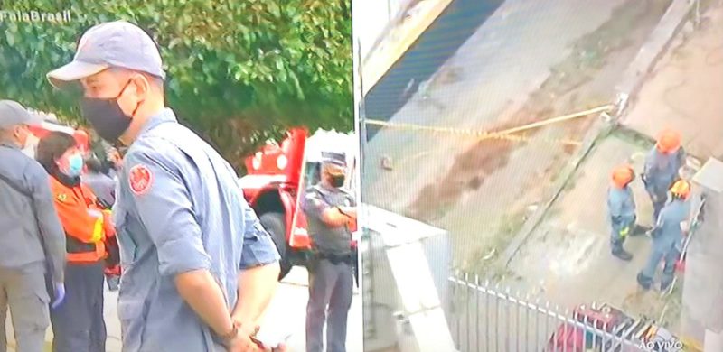 Duas pessoas morreram após desabamento no bairro da Saúde em Sâo Paulo nesta quinta (10) – Foto: Bruno Benetti/ ND