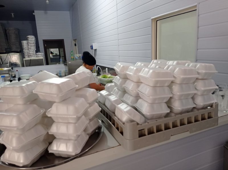 Restaurante de Dalvan Pereira, que fica na área central de Caçador, teve prejuízos com a falta de energia – Foto: Dalvan Pereira/Divulgação/ND