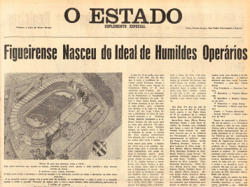 Caderno especial sobre os 50 anos do Figueirense – Foto: Acervo Jornal O Estado/Hemeroteca SC