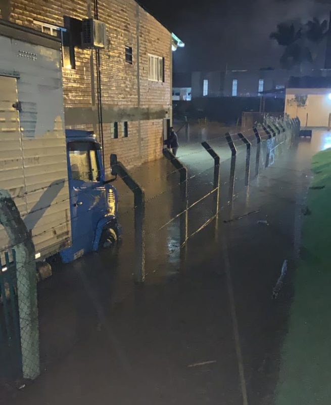 Chuva intensa gera alagamentos em Canelinha – Foto: Divulgação/ND