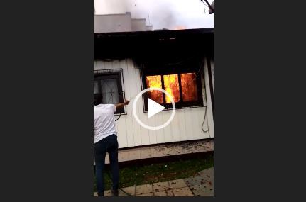 Incêndio ocorreu na tarde desta sexta-feira (18). – Foto: Reprodução/Redes Sociais