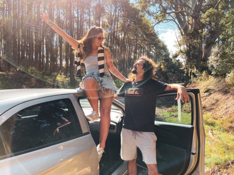 Casal de Florianópolis desbrava o Brasil de carro Casal de Florianópolis desbrava o Brasil de carro