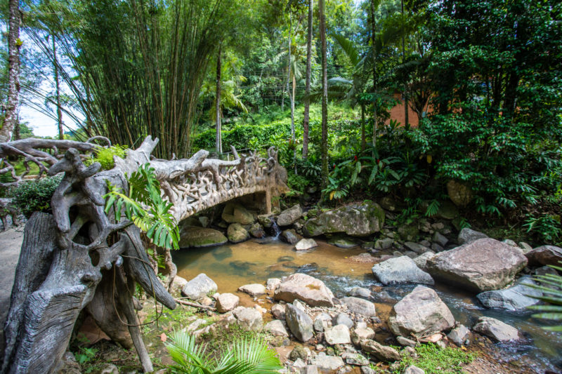 Recantos naturais, como a Cascata Carolina fazem parte do roteiro – Foto: Guilherme Spengler