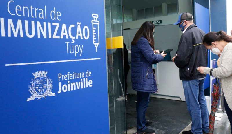 Central de Imunização Tupy tem 15 salas para vacinação – Foto: Prefeitura de Joinville/Divulgação