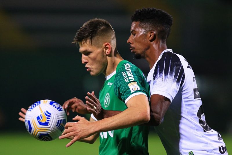 Chapecoense e Cear&aacute; empatam sem gols na Arena Cond&aacute; – Foto: M&aacute;rcio Cunha/Chapecoense/ND