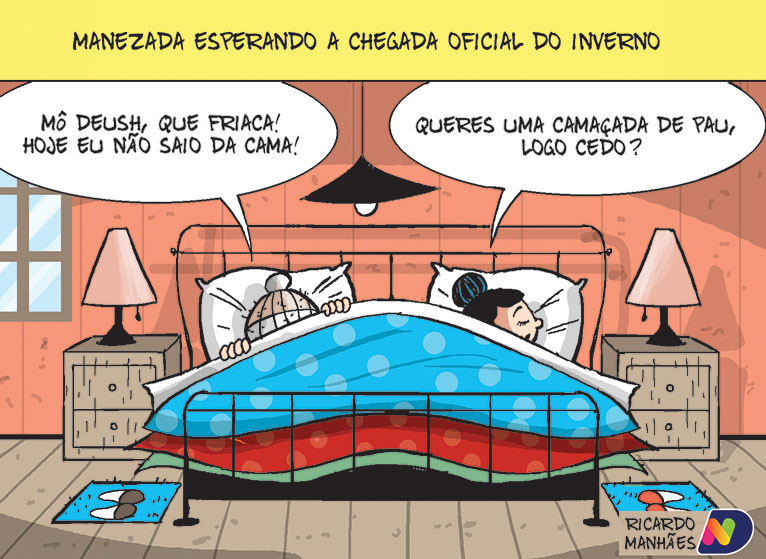 Charge desta segunda-feira (21), para o Jornal ND
