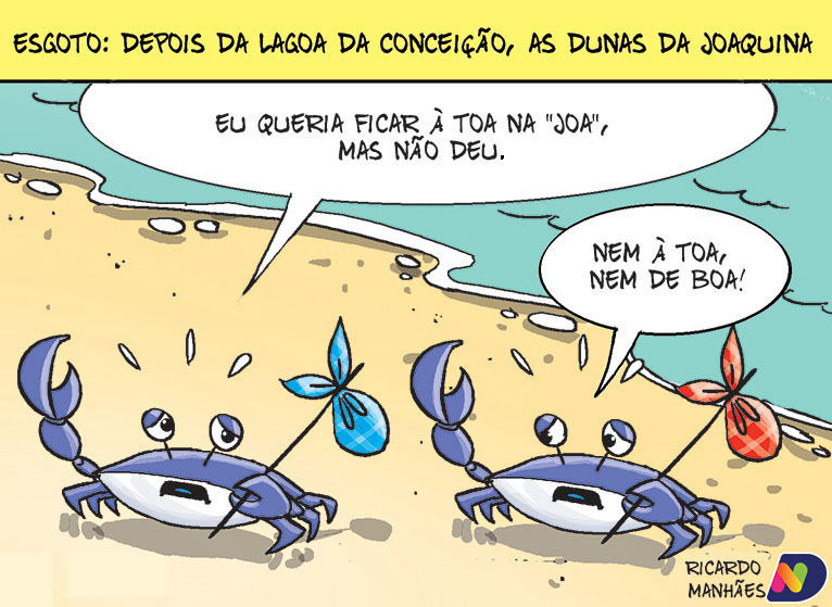 Confira a charge desta terça-feira