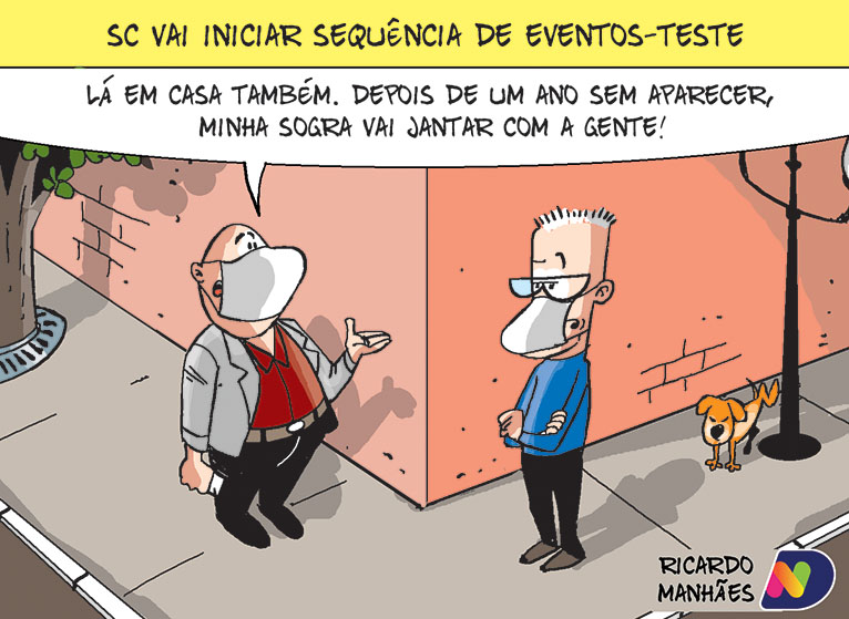 Confira a charge desta sexta-feira
