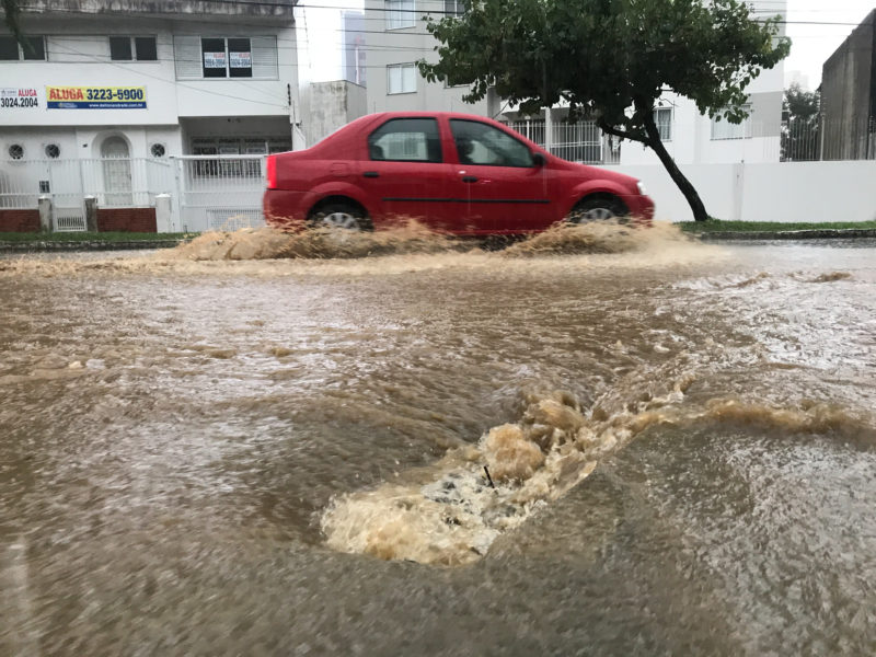 Chuvas dos últimos dias causou transtornos em Florianópolis – Foto: Leo Munhoz/ND