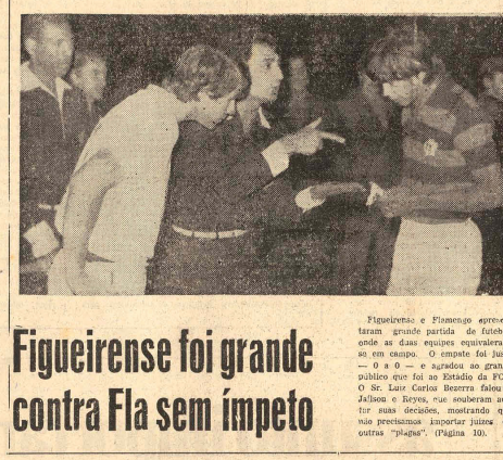 Flamengo foi a atração no Adolfo Konder. Figueirense foi elogiado pelo empate em 0 x 0. – Foto: Jornal O Estado/Hemeroteca SC