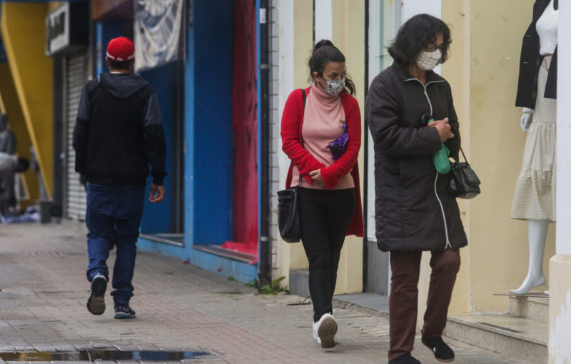 Frio chegou em Joinville – Foto: Carlos Jr/ND