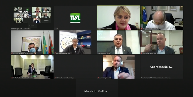 Comiss&atilde;o mista iniciou por volta das 17h30 – Foto: Youtube/Reprodu&ccedil;&atilde;o/ND