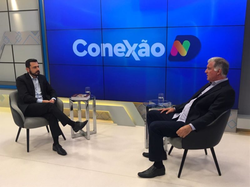 Claude Paster Faria é o entrevistado desta quarta-feira – Foto: NDTV/Reprodução/ND