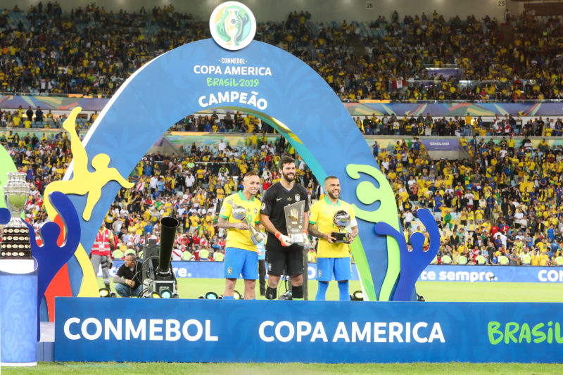 Brasil sediou Copa América em 2019 e saiu campeão do torneio – Foto: Clauber Cleber Caetano/PR