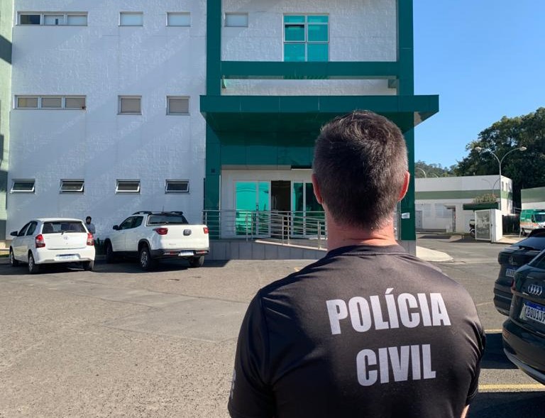 Cilindros foram entregues ao Hospital Unimed em Criciúma – Foto: Polícia Civil/ND