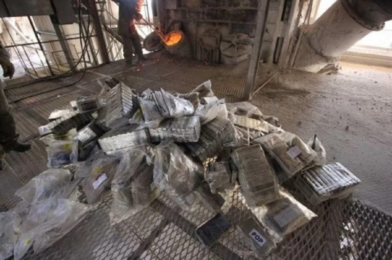 Drogas foram incineradas nesta quinta (24) em Volta Redonda – Foto: Divulga&ccedil;&atilde;o/ PFDF