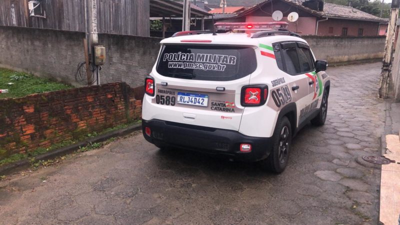 Polícia Militar atendeu a ocorrência e encaminhou o pai de 24 anos à Central de Flagrantes da Polícia Civil – Foto: Juno César/NDTV