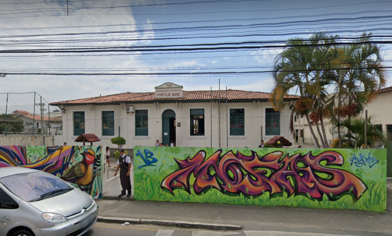 Escola em Palhoça teve fios furtados pela sexta vez em menos de um mês – Foto: Reprodução/Google