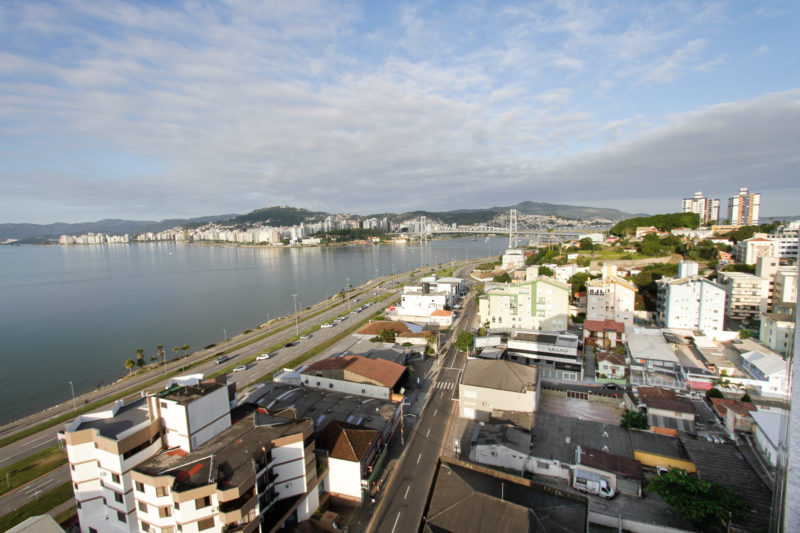 Beira-mar Continental no bairro Estreito faz parte do projeto de transformação do local – Foto: Leo Munhoz/ND