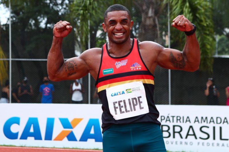 Felipe Vin&iacute;cius dos Santos (decatlo) tem 26 anos e compete pela Associa&ccedil;&atilde;o Atletismo de Blumenau. O atleta terminou o dia com a 9&ordf; posi&ccedil;&atilde;o no geral . – Foto: Divulga&ccedil;&atilde;o/Prefeitura de Blumenau/ND