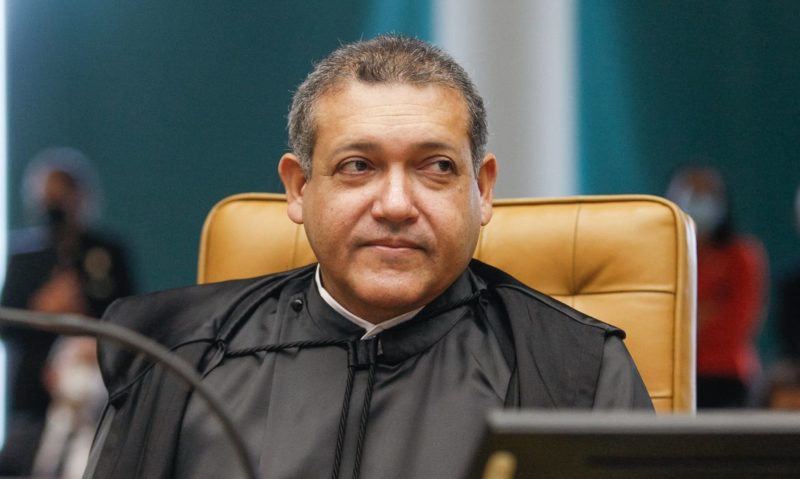 Ministro Nunes Marques durante sessão solene de posse no STF. – Foto: Fellipe Sampaio/SCO/STF/ND