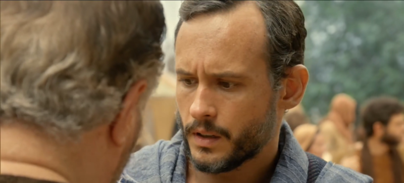 Para se livrar da fome, Isaque parte para Gerar, mas corre o risco de perder Rebeca – Foto: Reprodu&ccedil;&atilde;o/RecordTV