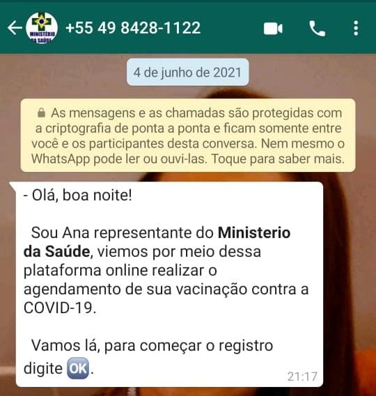 Golpe por aplicativo de mensagem – Foto: PMF/Divulgação/ND