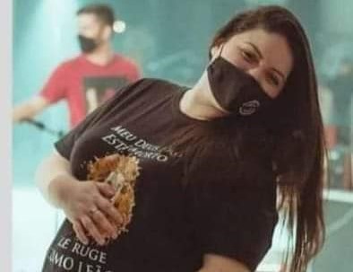 Ad&eacute;lia e a beb&ecirc; n&atilde;o sobreviveram a ces&aacute;rea de emerg&ecirc;ncia realizada no Hospital S&atilde;o Roque, em Morro da Fuma&ccedil;a, ap&oacute;s complica&ccedil;&atilde;o da Covid-19 – Foto: Arquivo pessoal/EANot&iacute;cias/ND