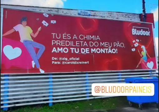 A campanha contempla outras declarações de amor “diferentes” – Foto: Reprodução/Redes Sociais