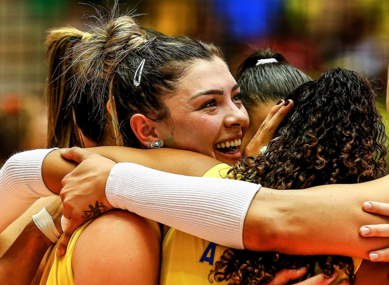 Entrada de Rosamaria refor&ccedil;ou equipe e colaborou para vit&oacute;ria da sele&ccedil;&atilde;o – Foto: Divulgac&atilde;o/O Trentino/ND