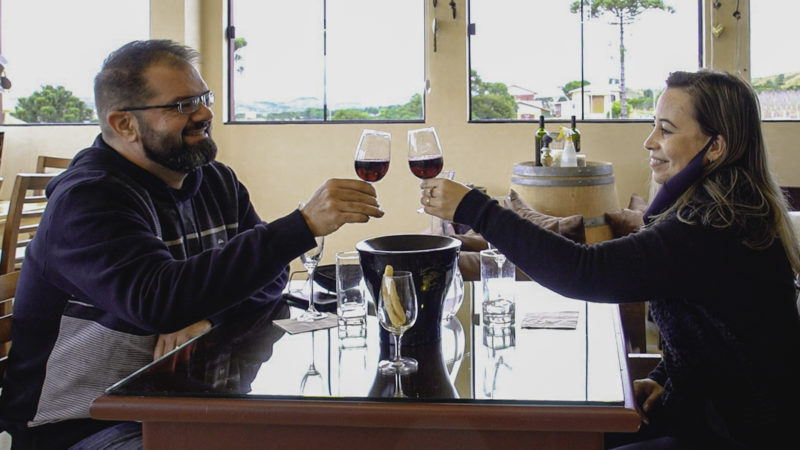 Cristiano e Viviane, turistas de Porto Alegre – Foto: José Somensi Fotografia/ND