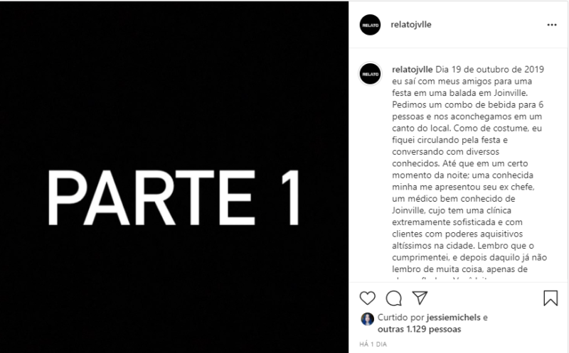Jovem usou as redes sociais para denunciar o caso – Foto: Instagram/Reprodução