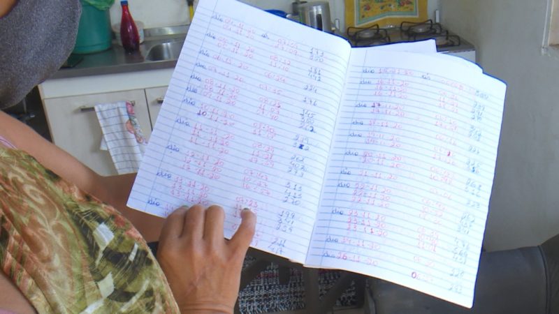 Máxima controla a glicemia do filho em um caderno – Foto: Reprodução/NDTV