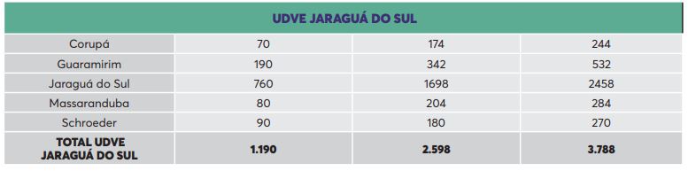 Vacinas distribuídas para a região de Jaraguá do Sul – Foto: SES/Reprodução/ND